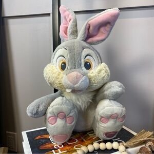 Disney Store Authentic Thumper Plush Stuffed Animal Rabbit Bunny From Bambi 14”